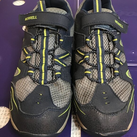 MERRELL MENS LEATHER TRAIL CHASER SHOE SIZE 7M - Picture 1 of 10